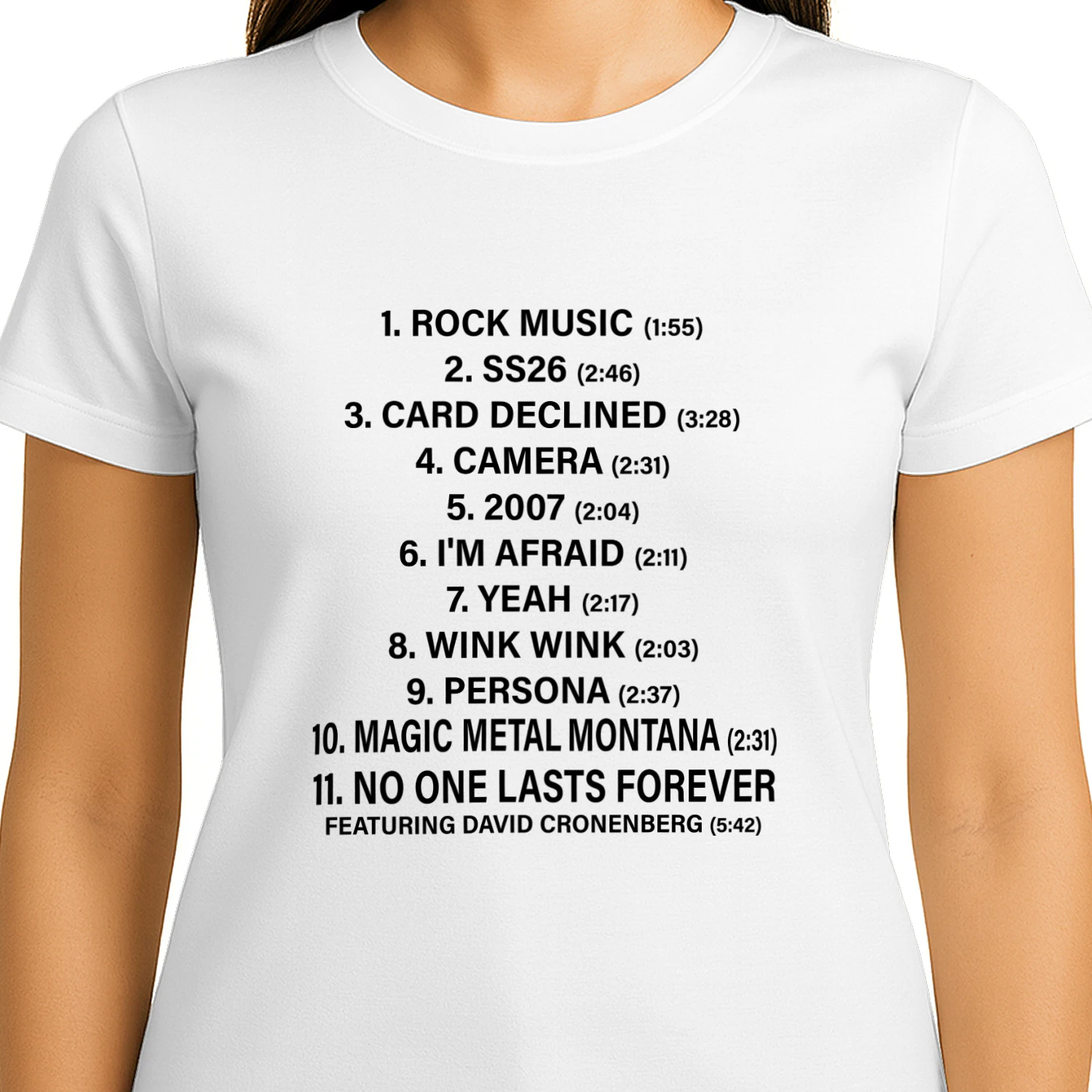 Charli XCX Rock Music Album Tracklist Shirt