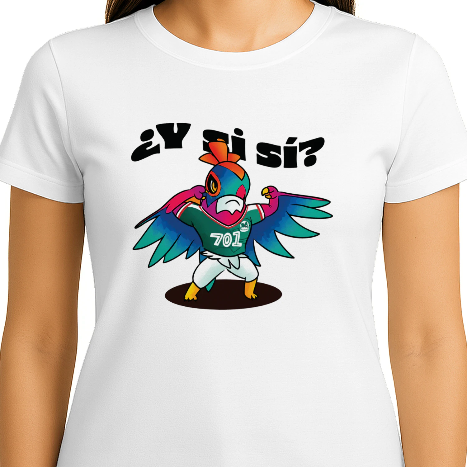Y Si Si Mexico Football Bird Mascot Shirt