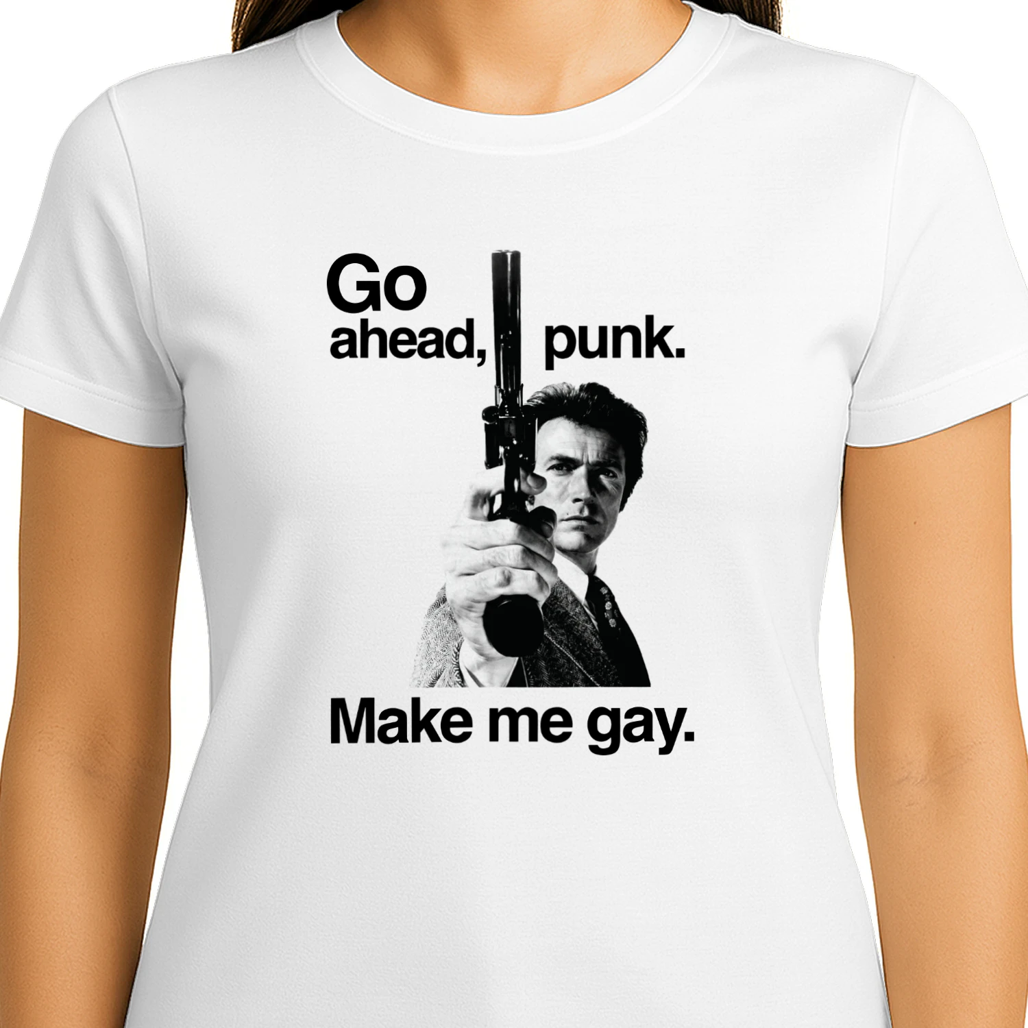 Go Ahead Punk. Make Me Gay Shirt