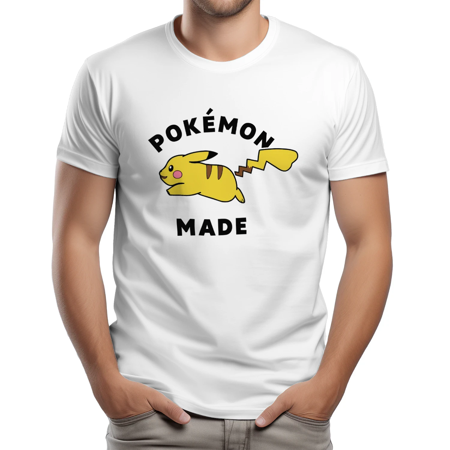 BTS Jin And RM Pokemon Made Pikachu Shirt