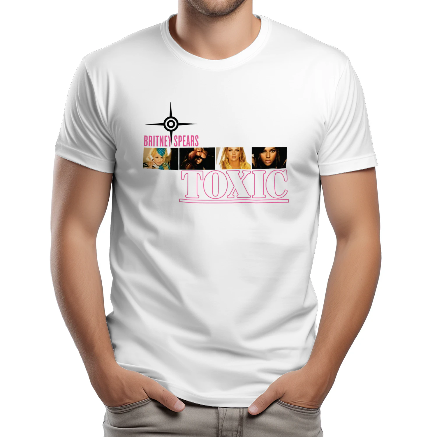 Hilary Duff Wear Britney Spears Toxic Shirt