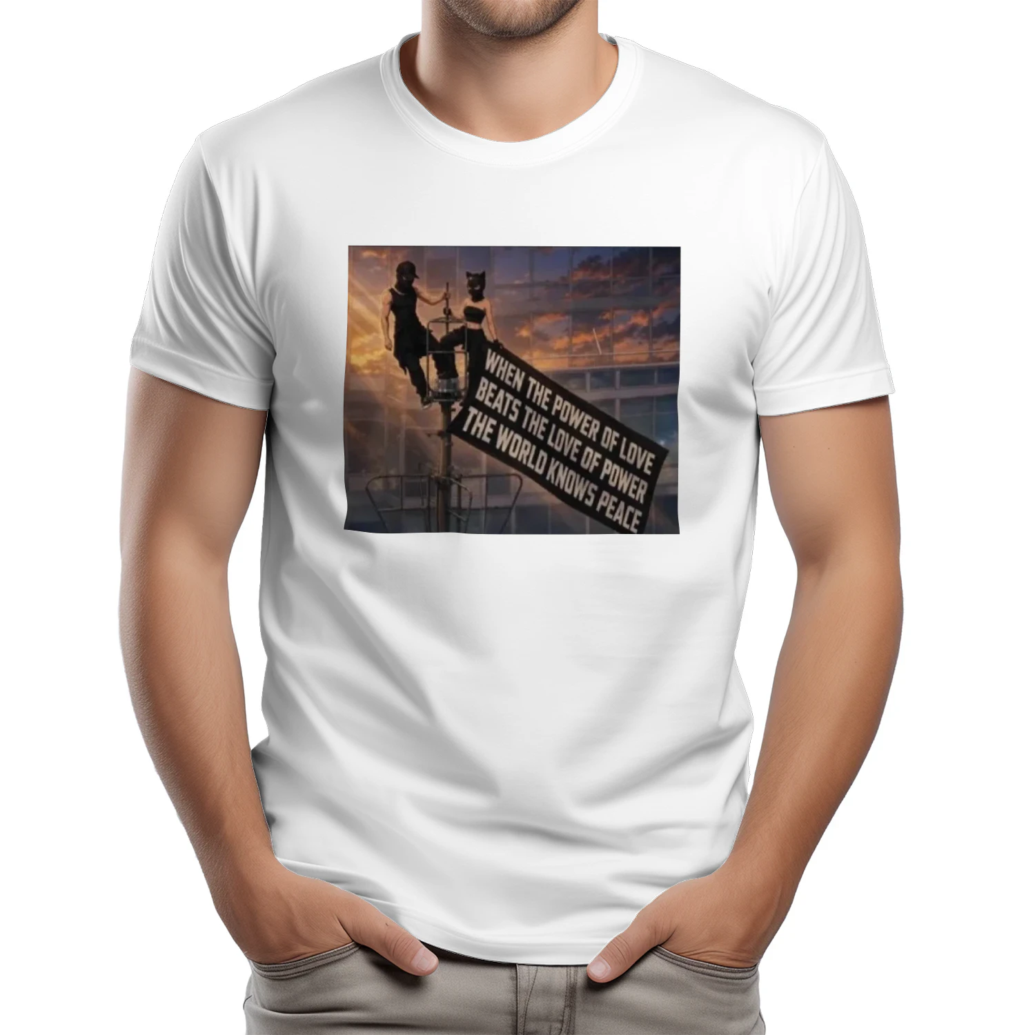 When The Power of Love Beats Love of Power T-Shirt