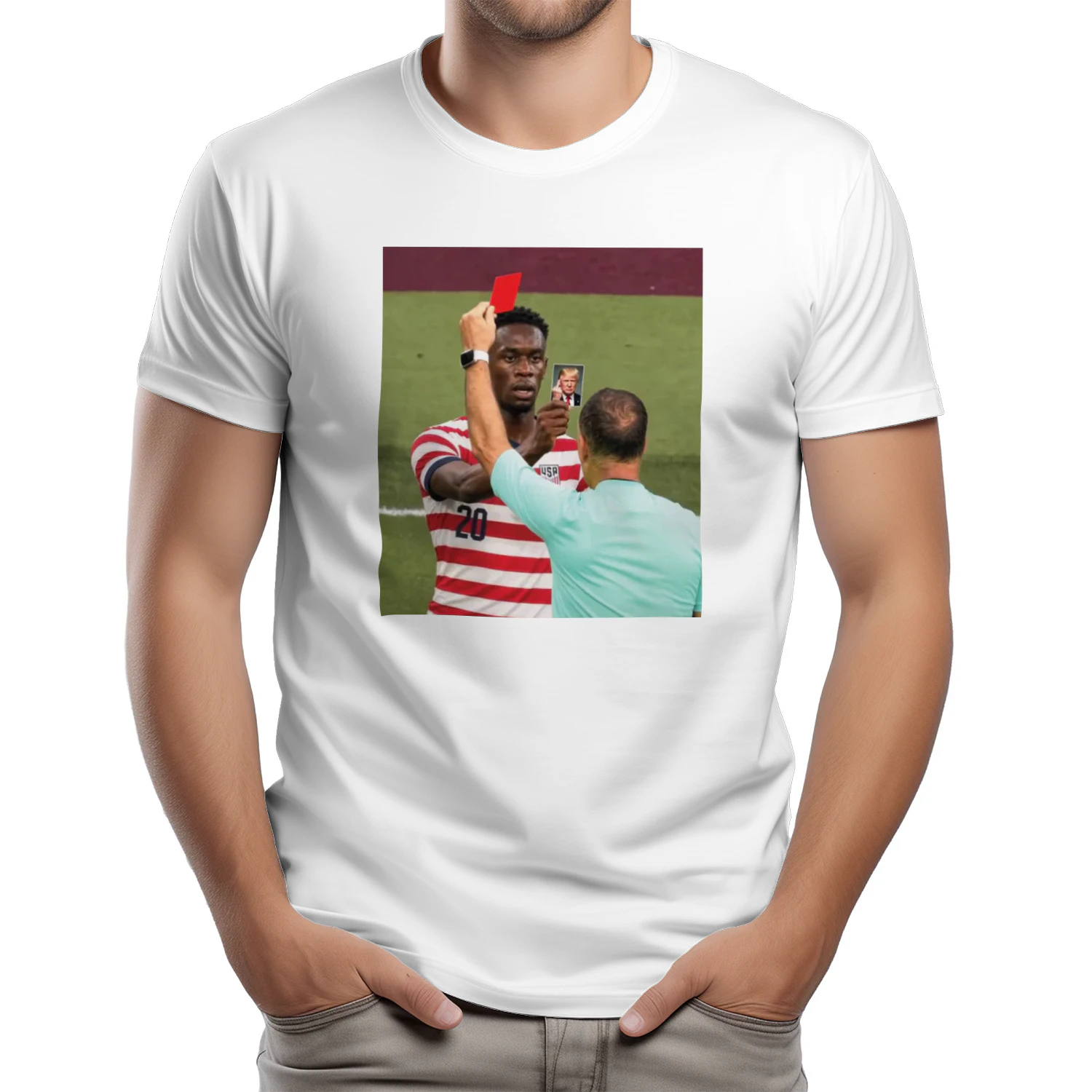 Balogun Red Card Trump Meme Shirt