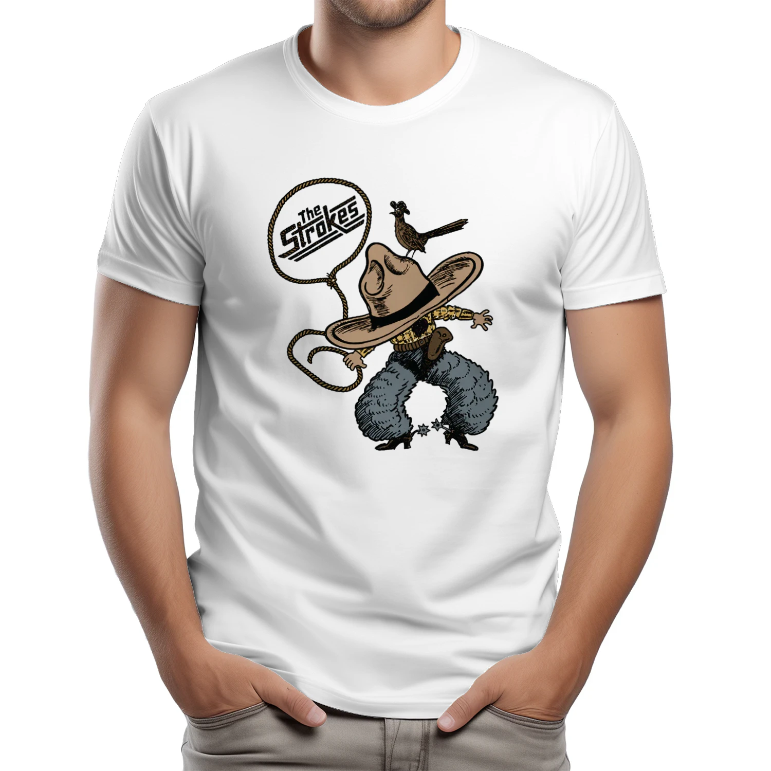 Strokes Illustrated Cowboy Shirt