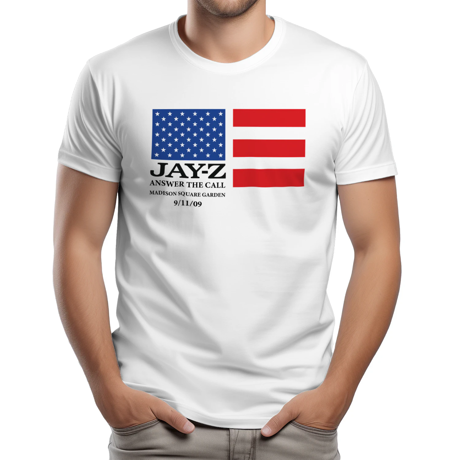 Jay Z Answer The Call Madison Square Garden 9 11 09 Shirt