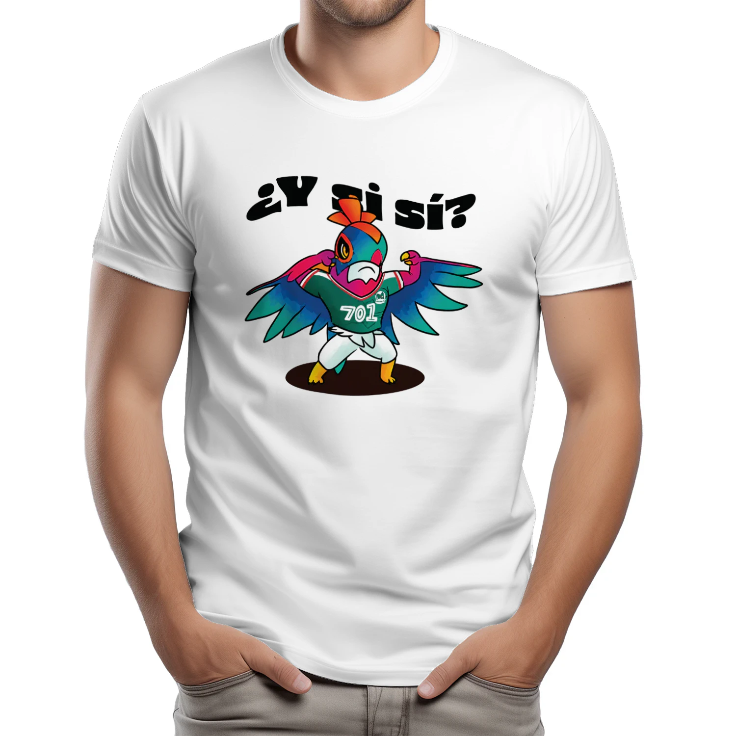 Y Si Si Mexico Football Bird Mascot Shirt