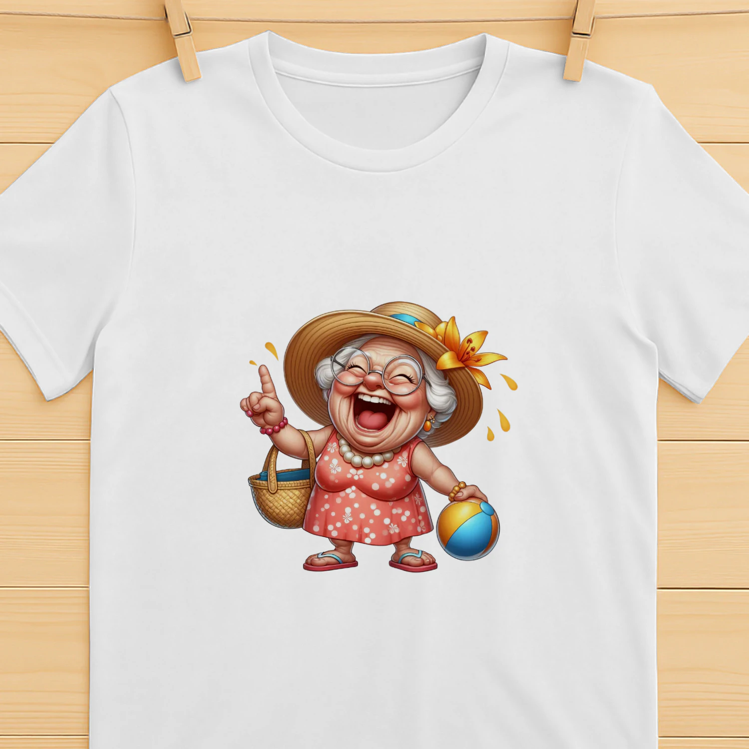 Funny Summer Old Ladies 