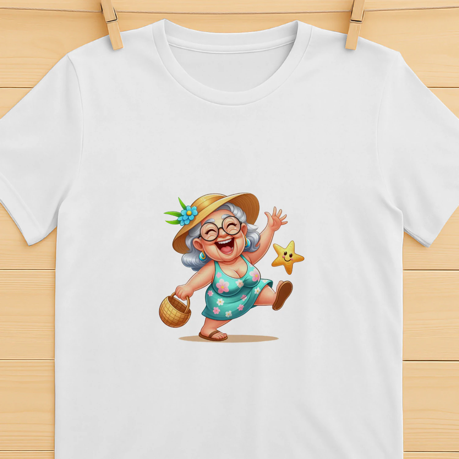 Funny Summer Old Ladies 