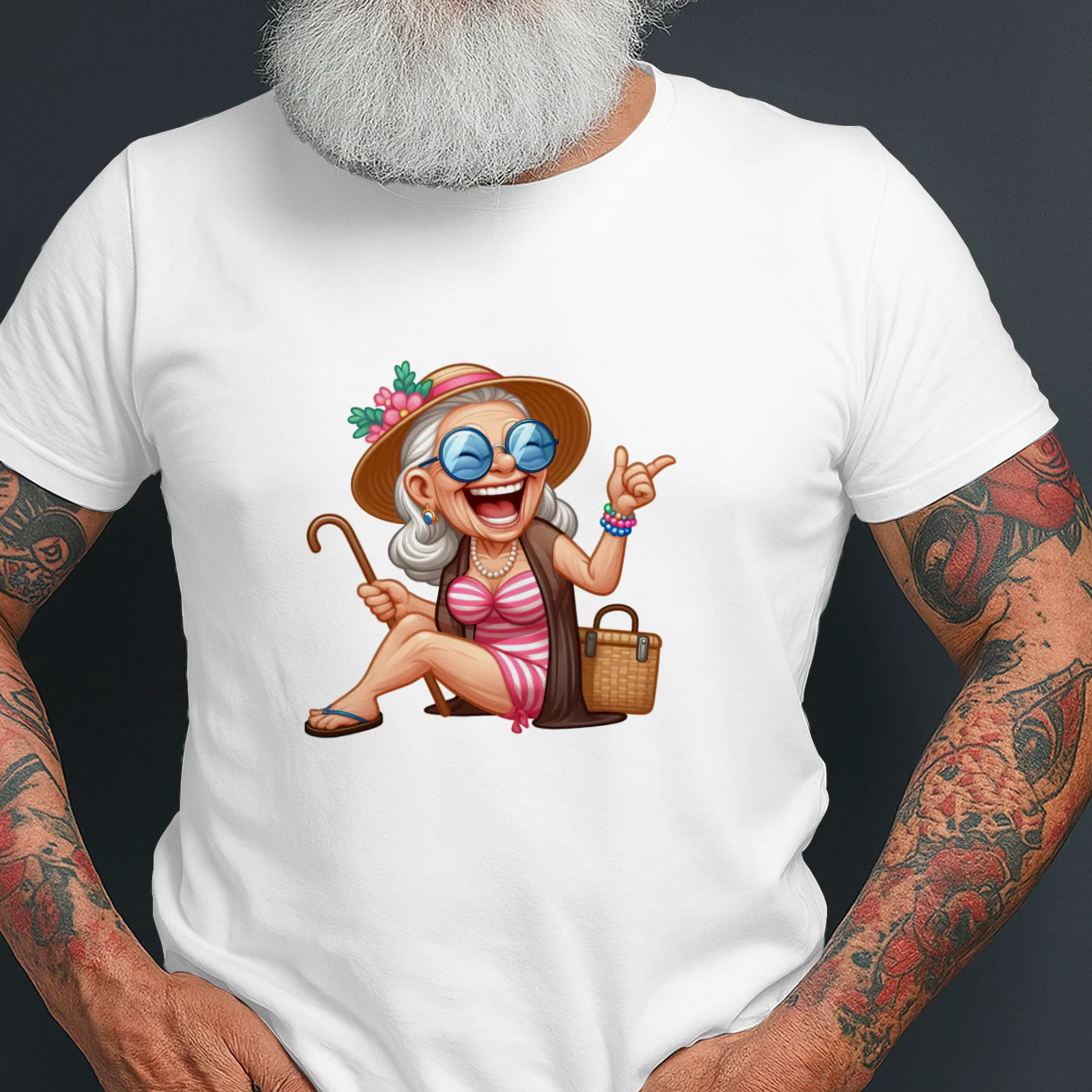 Funny Summer Old Ladies 