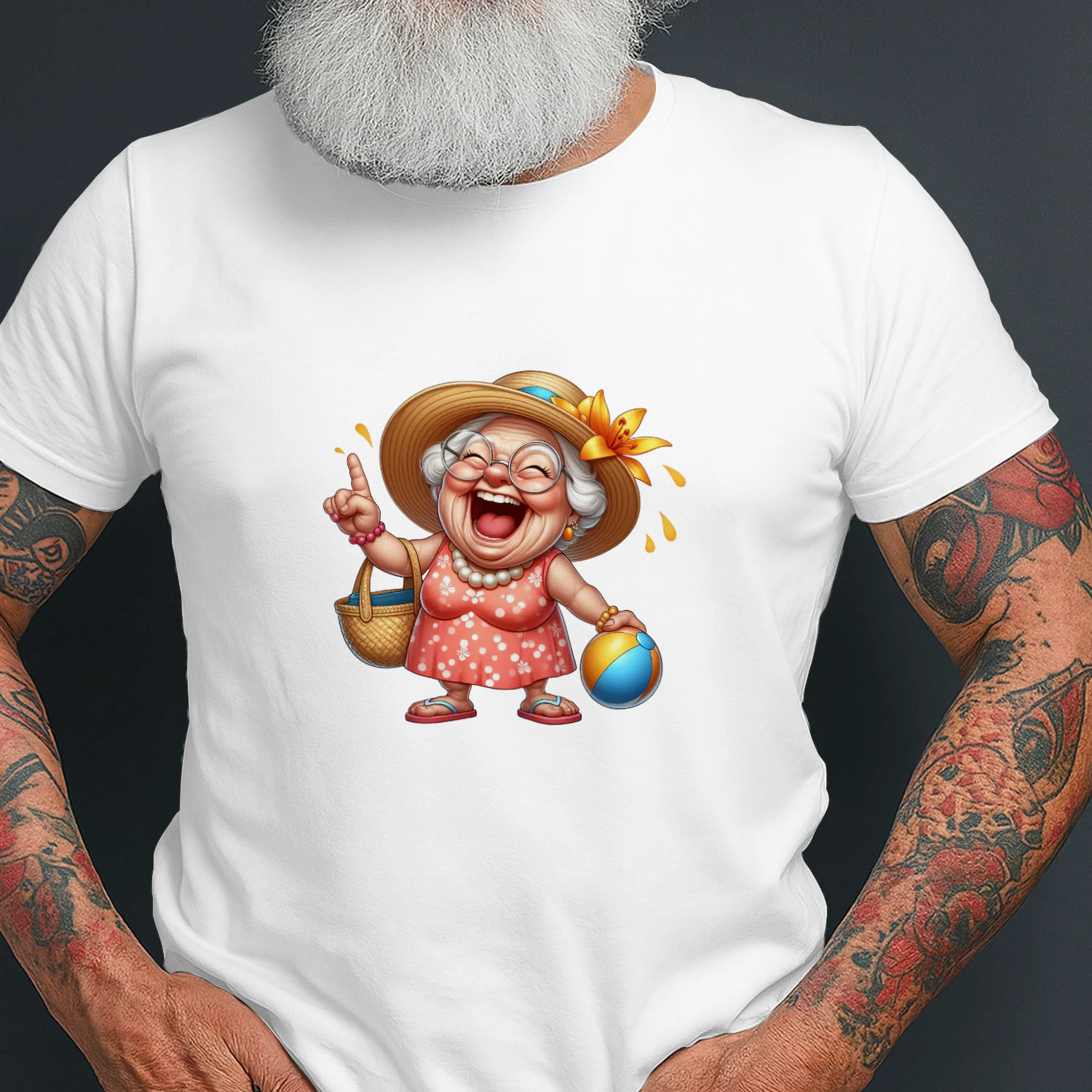 Funny Summer Old Ladies 