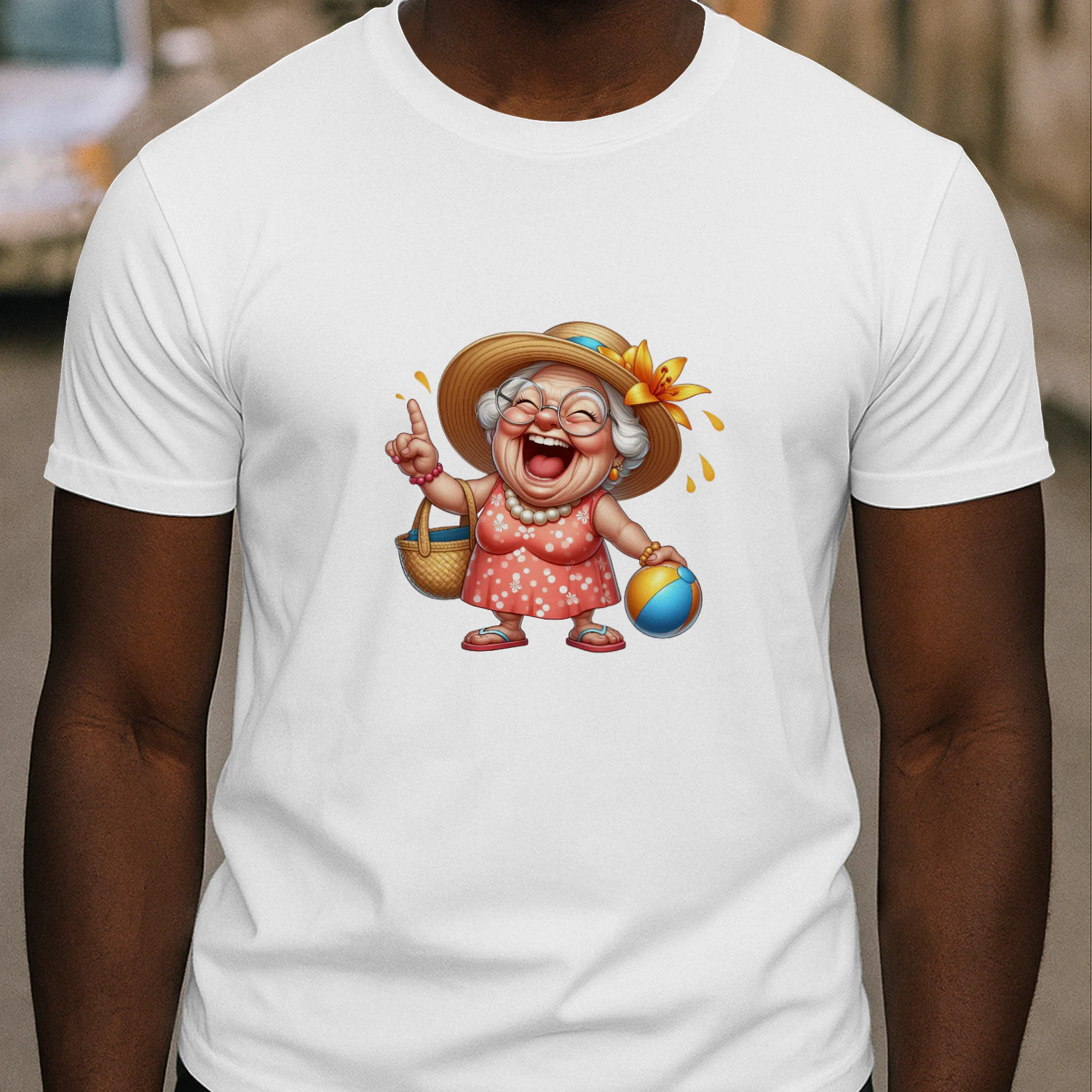 Funny Summer Old Ladies 