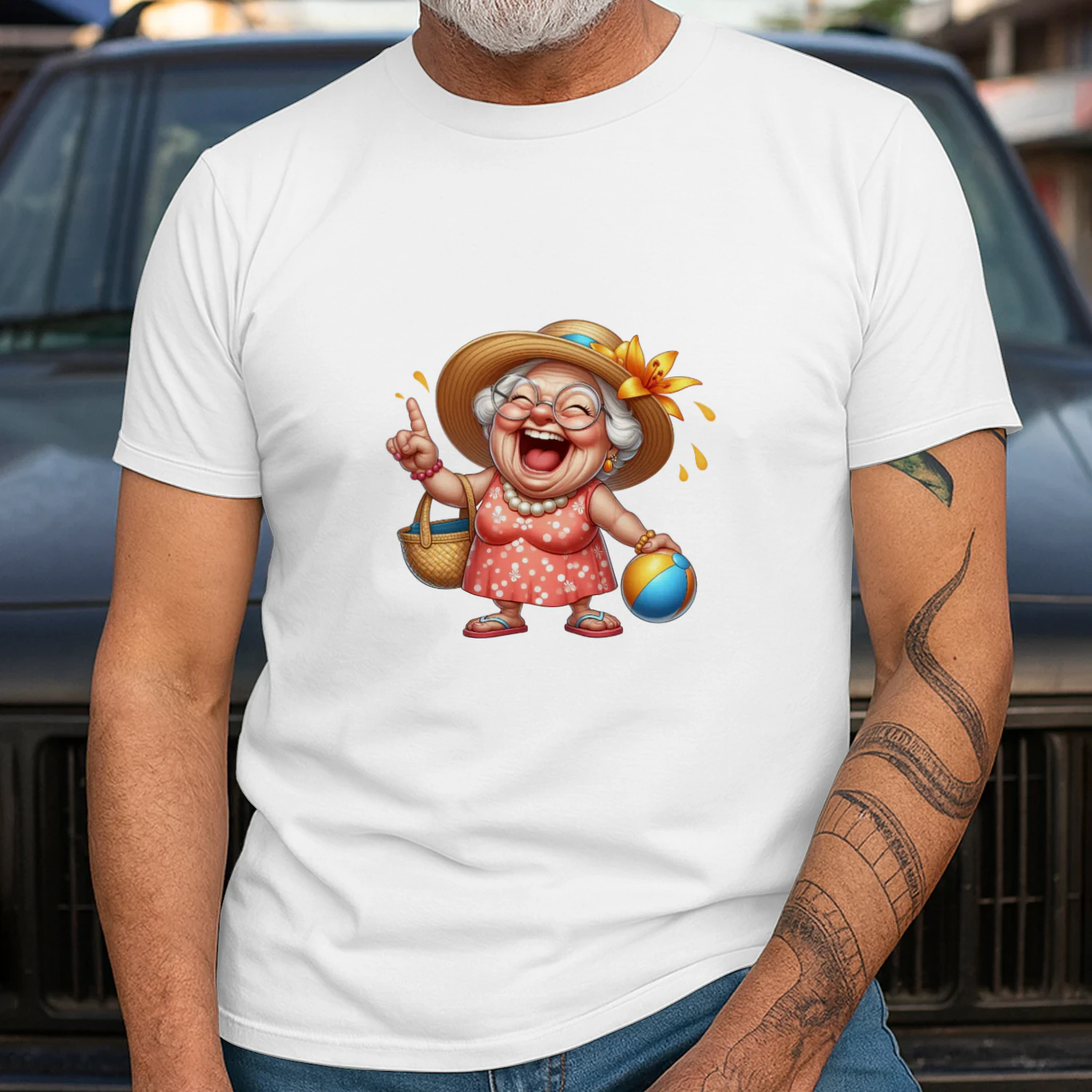 Funny Summer Old Ladies 
