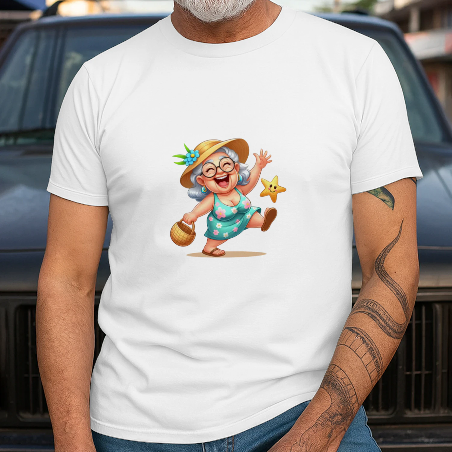 Funny Summer Old Ladies 