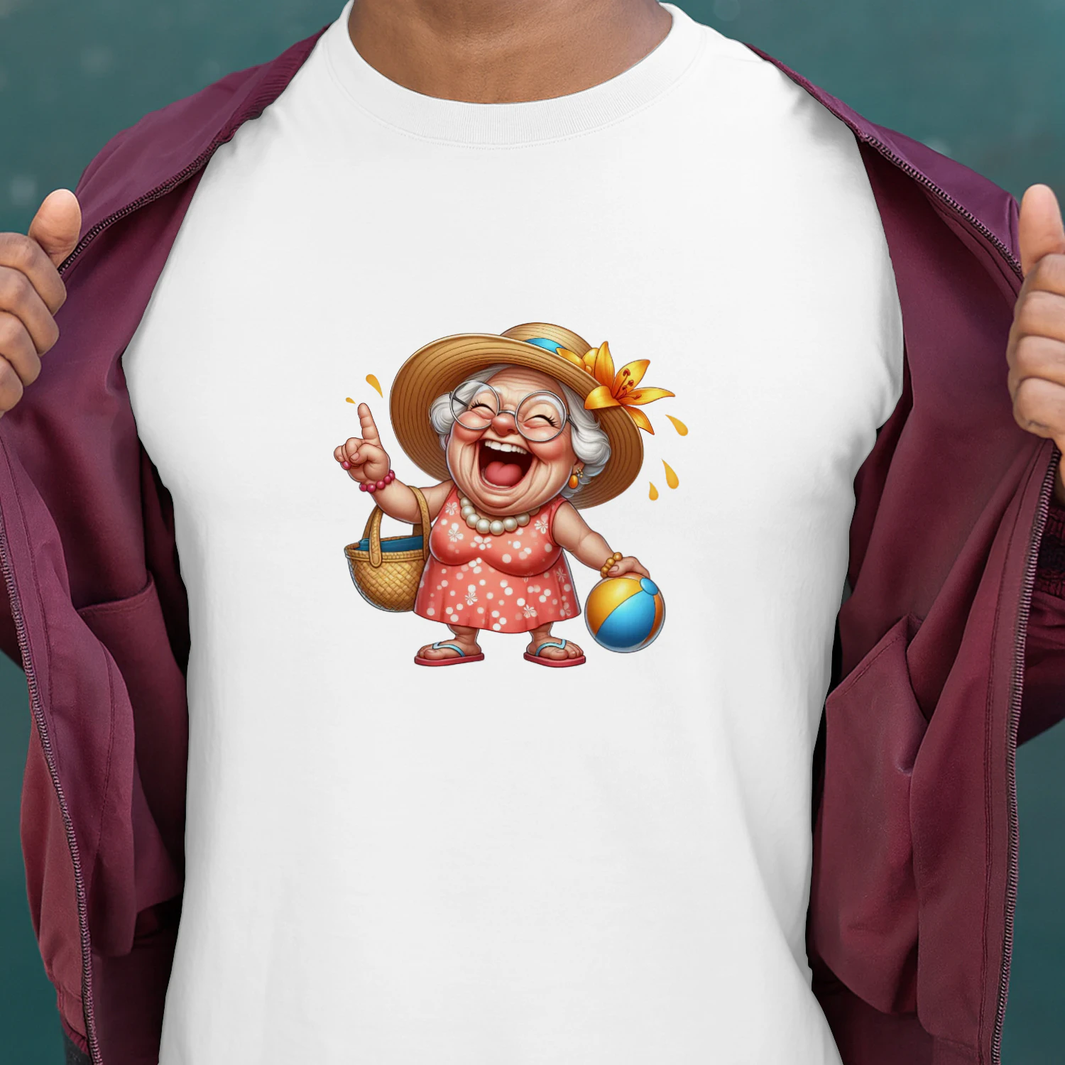 Funny Summer Old Ladies 