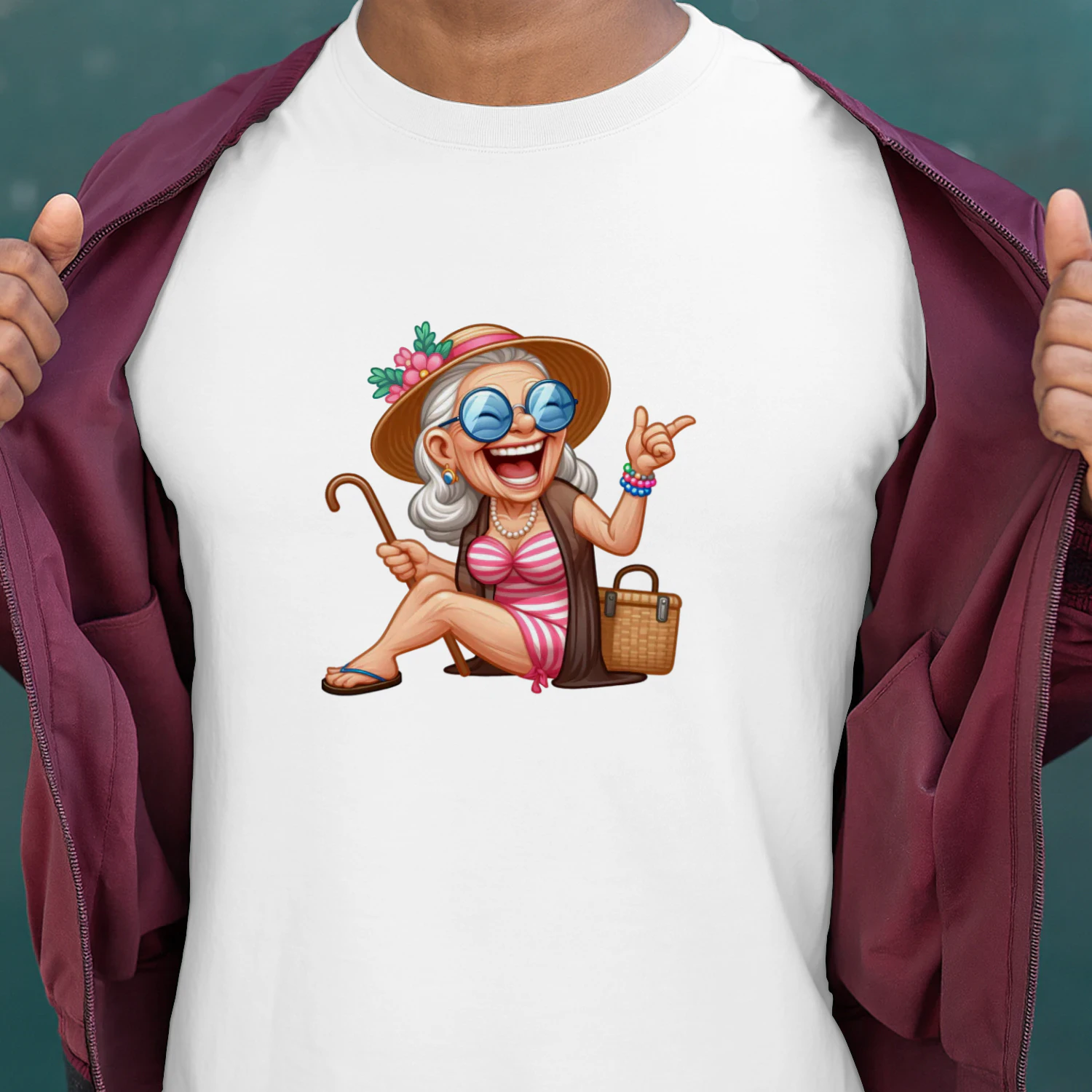 Funny Summer Old Ladies 