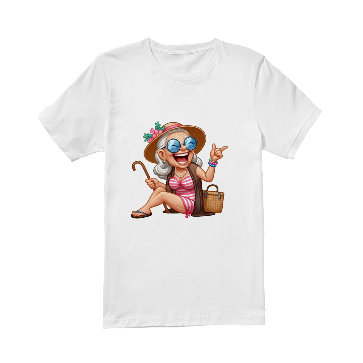 Funny Summer Old Ladies 