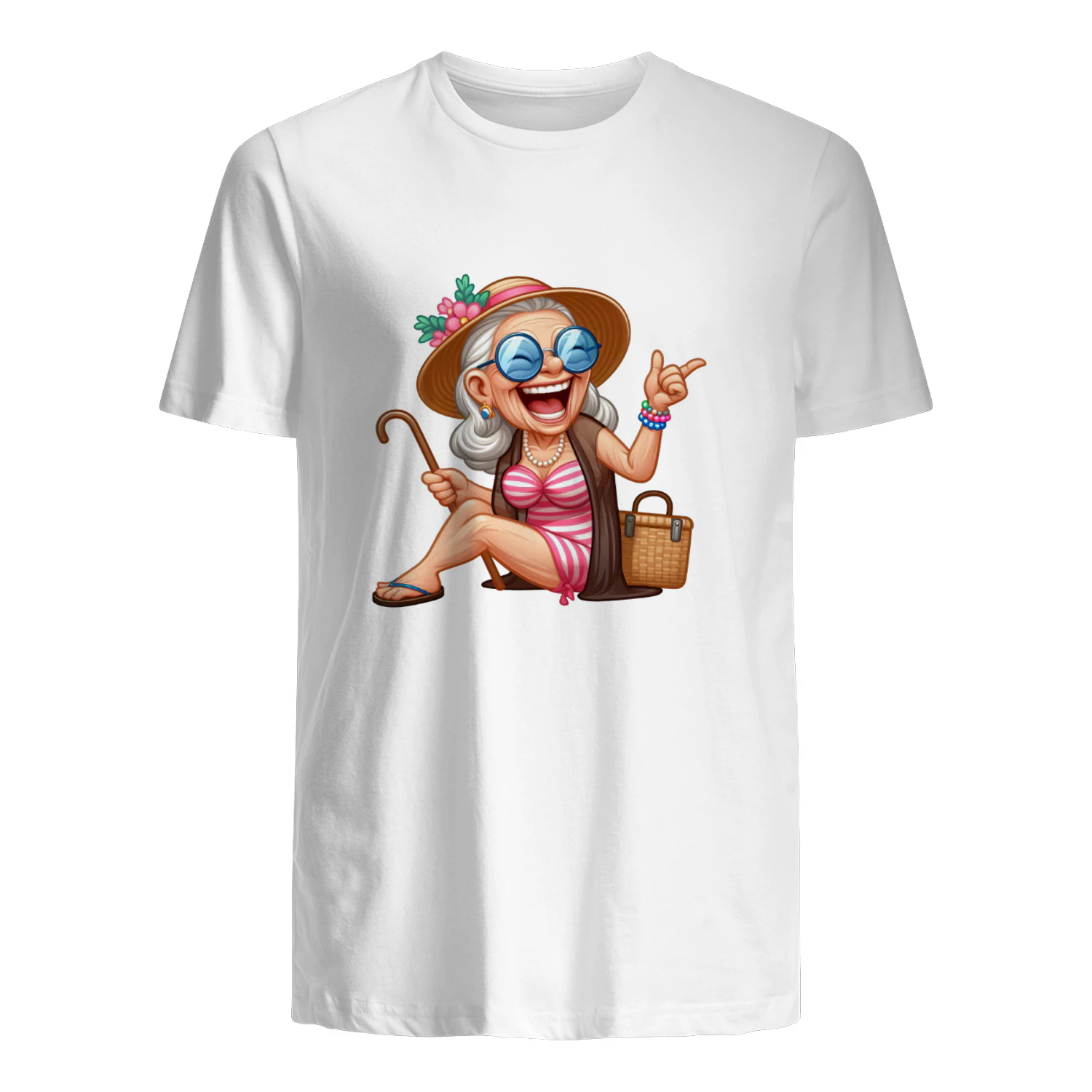 Funny Summer Old Ladies 
