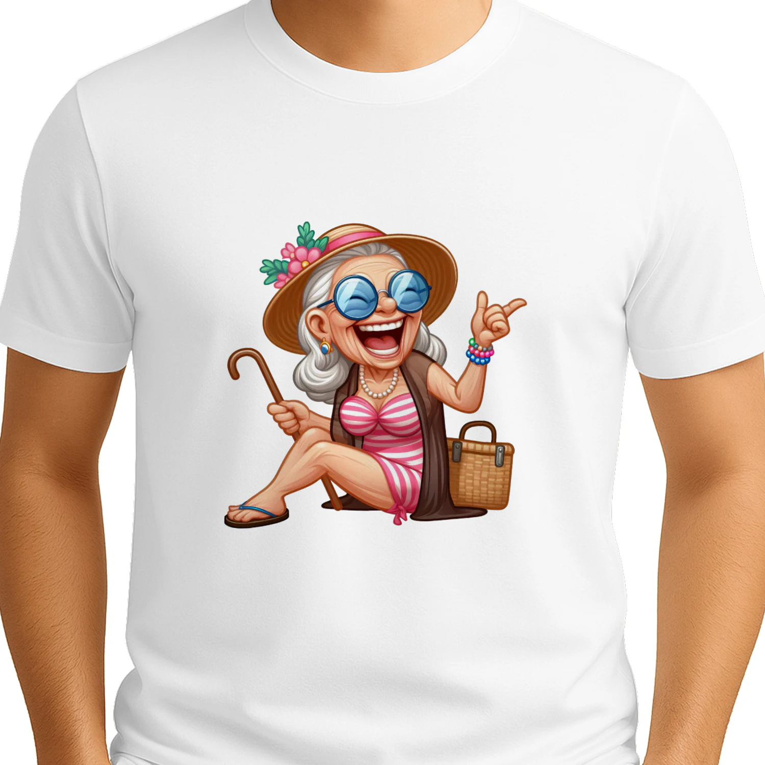 Funny Summer Old Ladies 