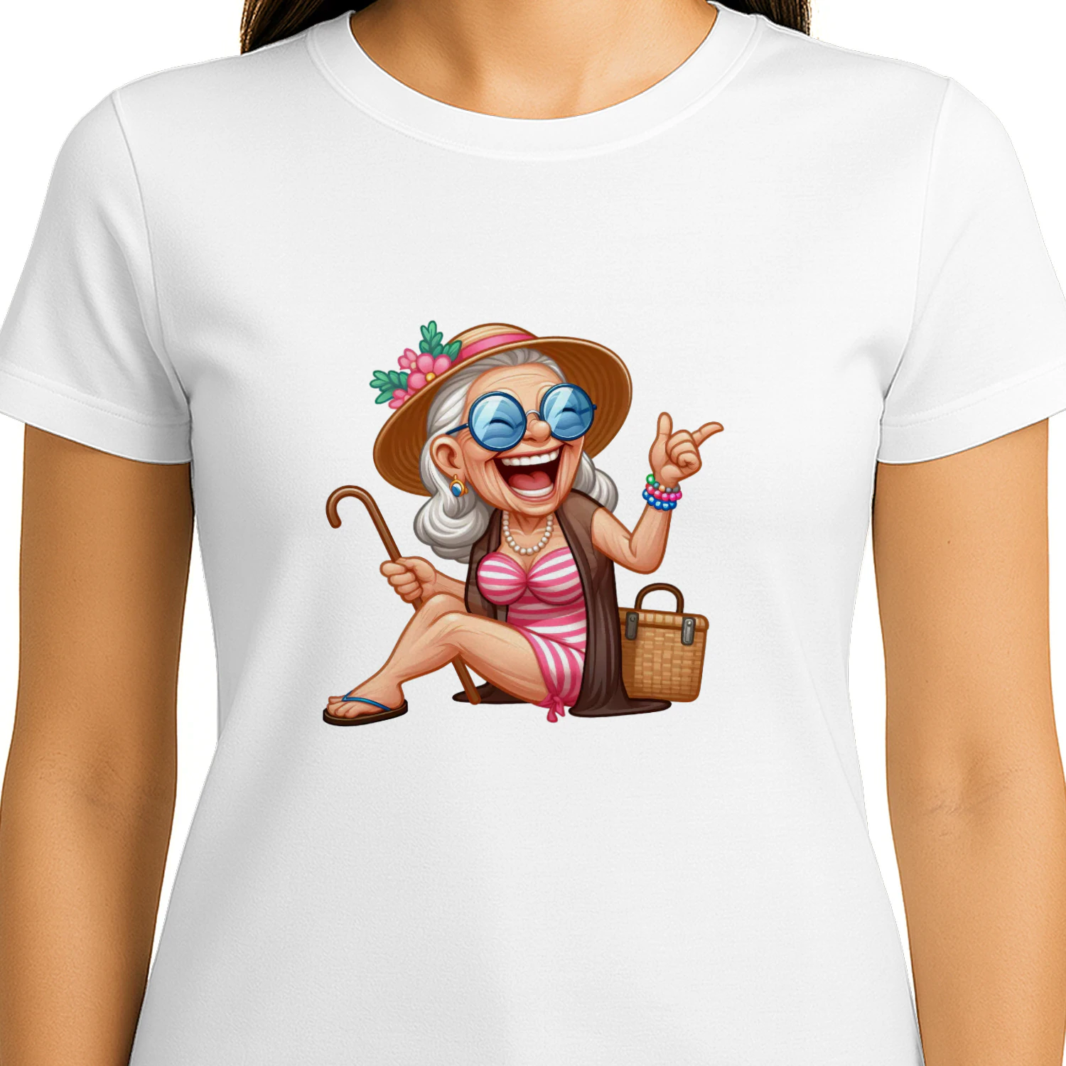 Funny Summer Old Ladies 