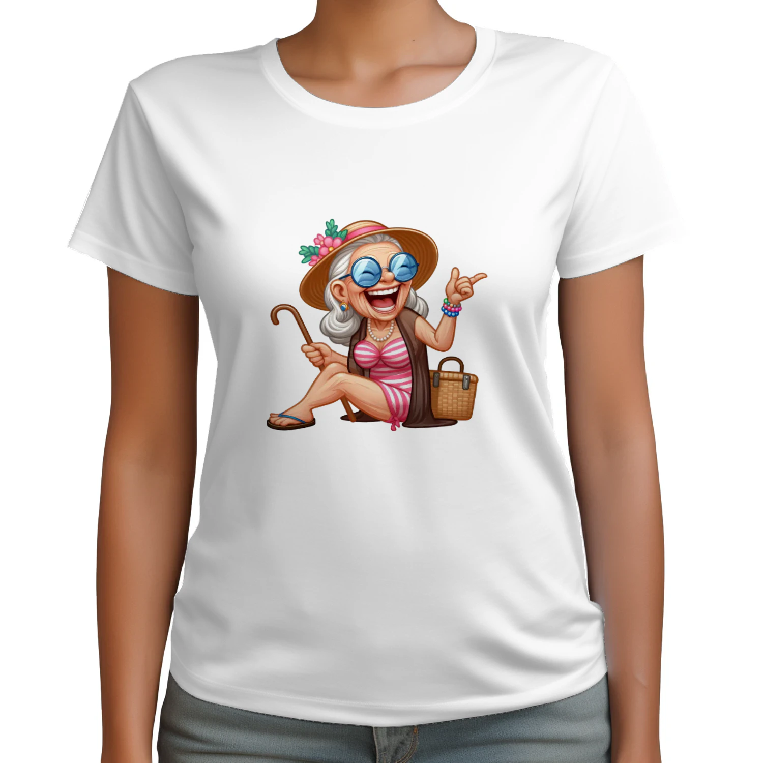 Funny Summer Old Ladies 