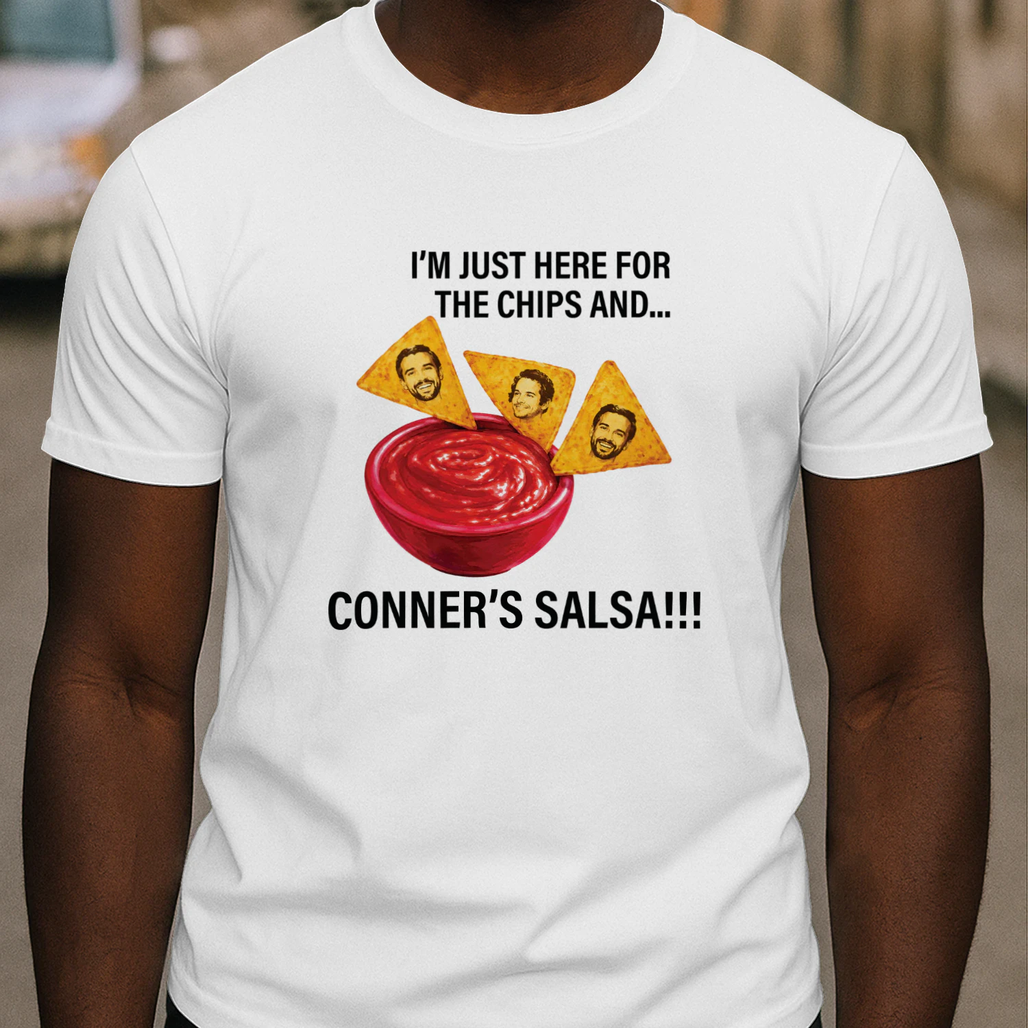 Whitney Leavitt I'm just here for the chips and conner's salsa Shirt