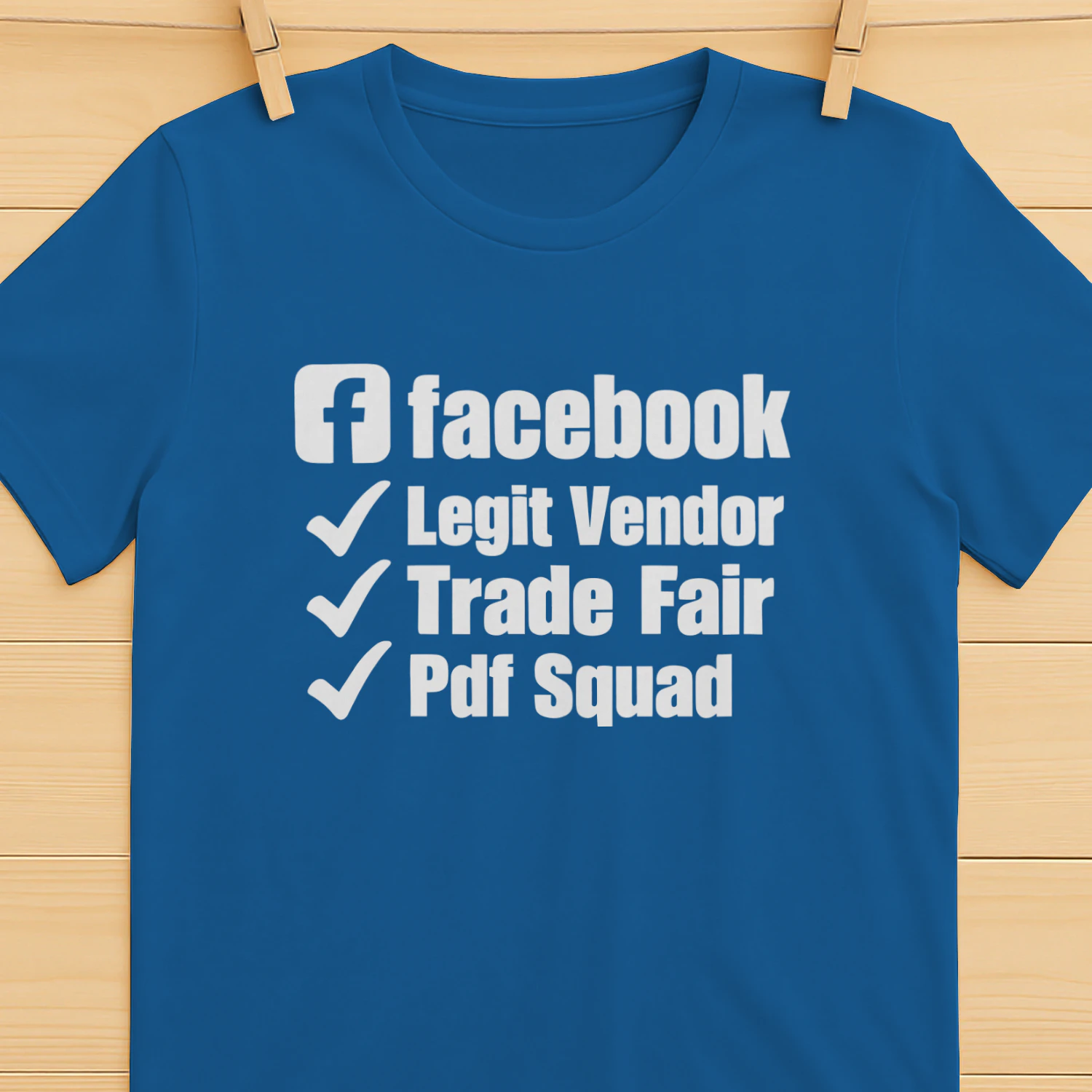 Facebook International Trade Fair Legit Vendor Shirt