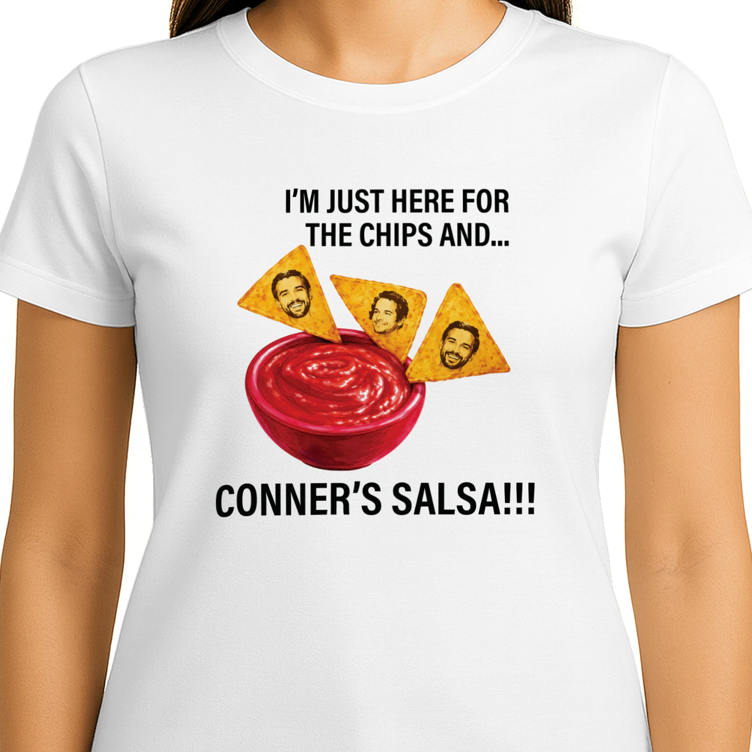 Whitney Leavitt I'm just here for the chips and conner's salsa Shirt