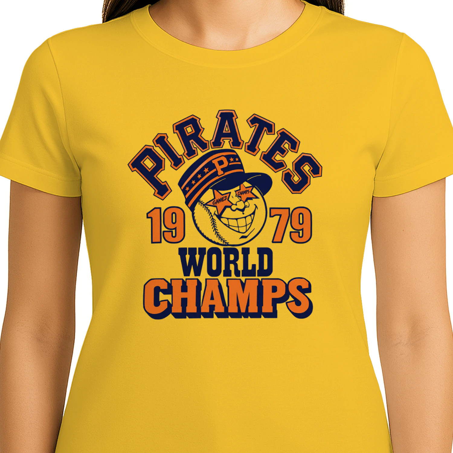 Marlowe Sturridge Sienna Miller Pittsburgh Pirates 1979 World Champions Shirt