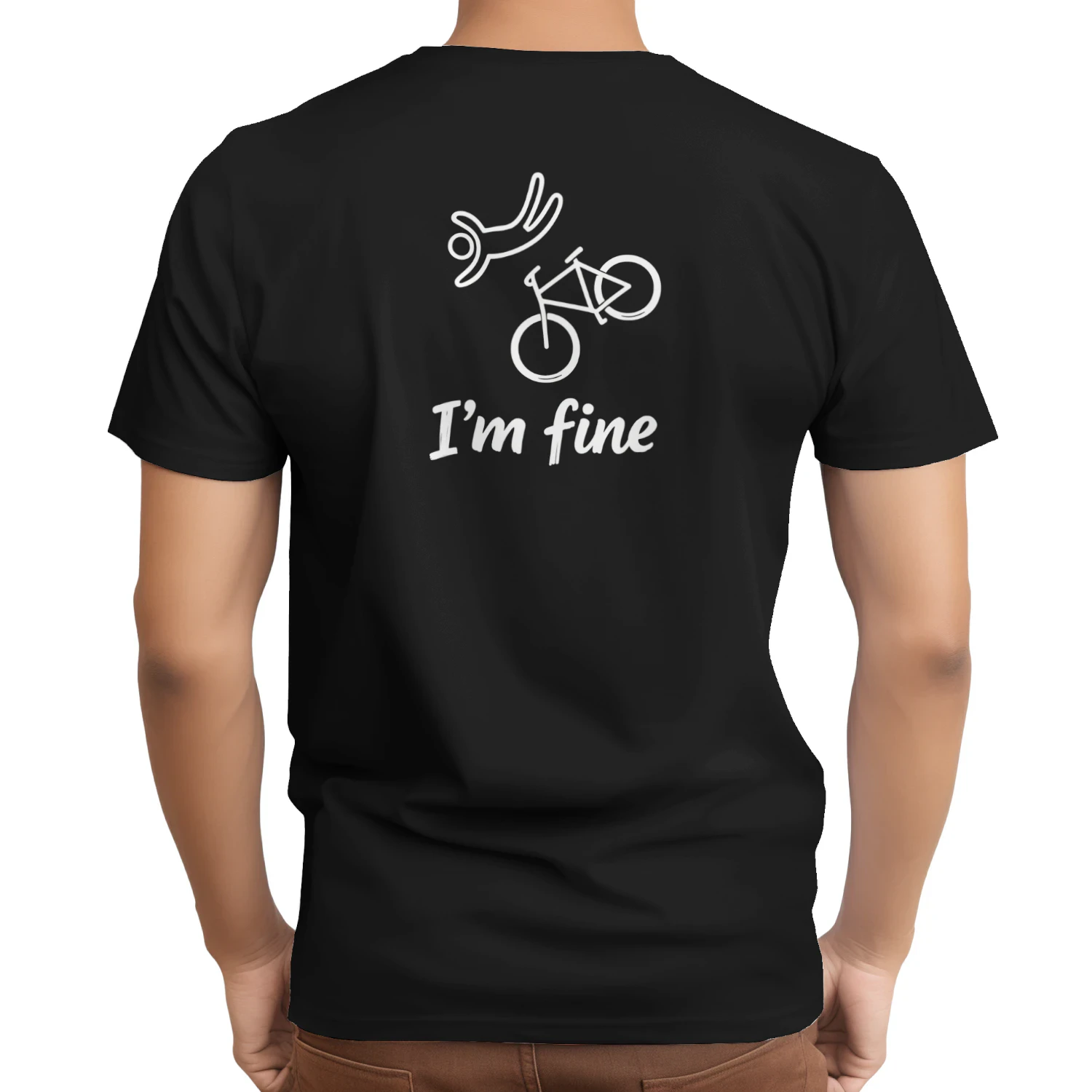 I'M FINE T-SHIRT (BACK PRINT)