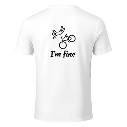 I'M FINE T-SHIRT (BACK PRINT) (1)