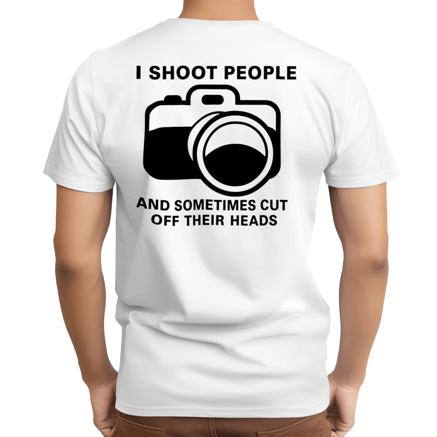 I Shot People T-Shirt   Back Print