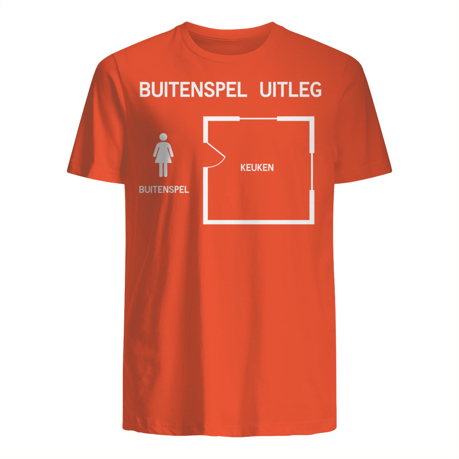 Buitenspel uitgelegd shirt