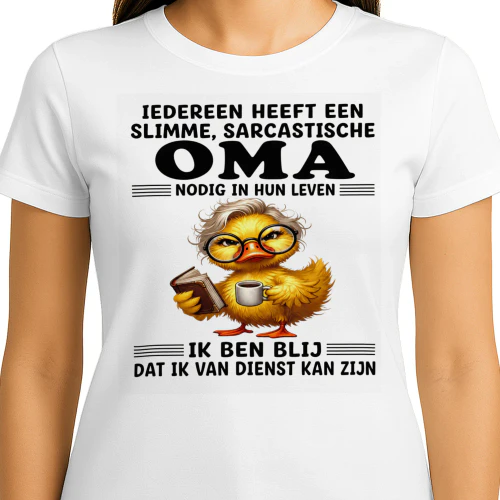 Iedereen Heeft Een Slimme, Sarcastische Oma Nodig In Hun Leven T-Shirt (1)