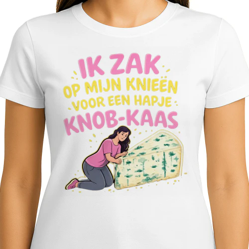 Ik Zak Op Mijn Knieën Voor Knob-Kaas Meme T-shirt