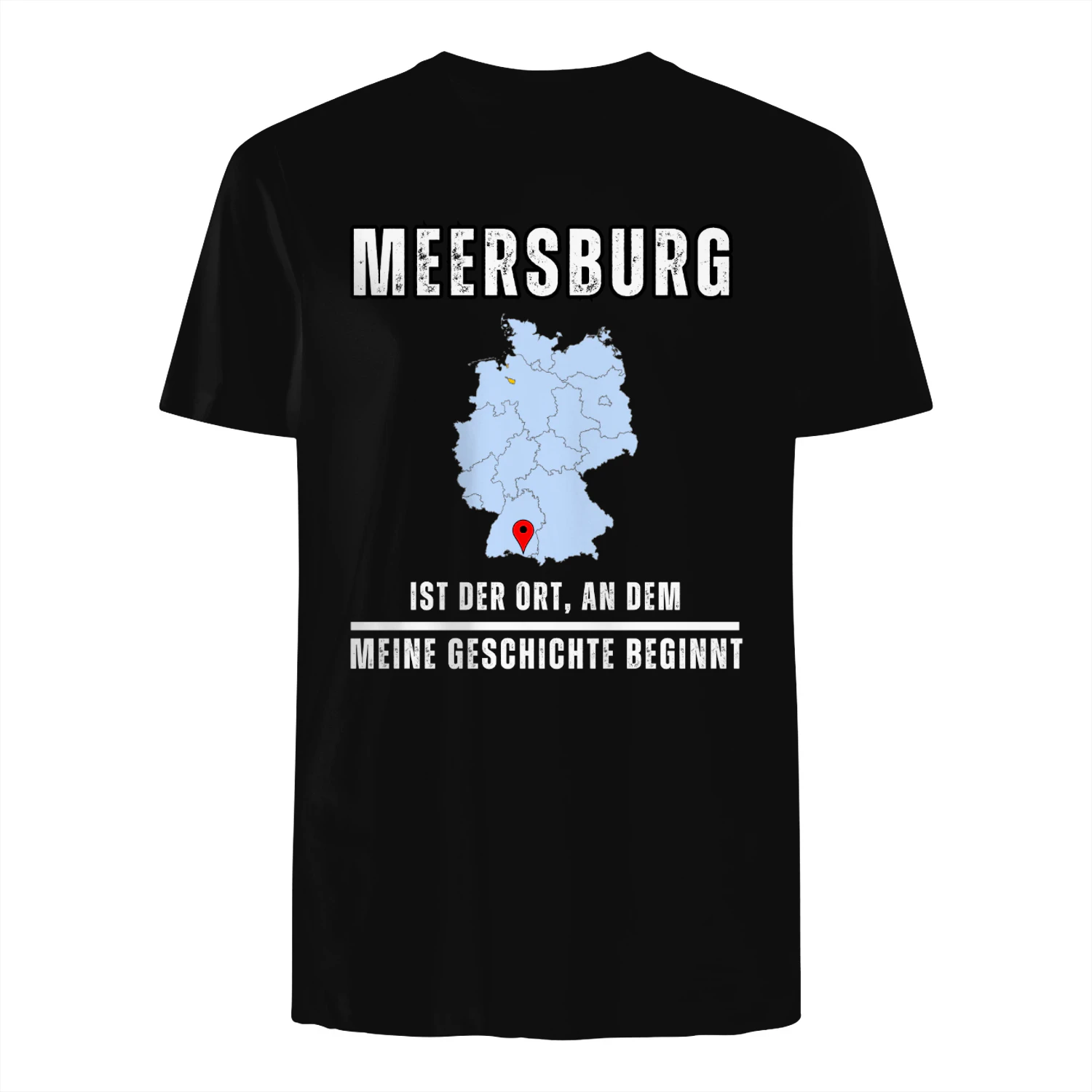 Red White and Blue Simple Illustrative Paris City T Shirt