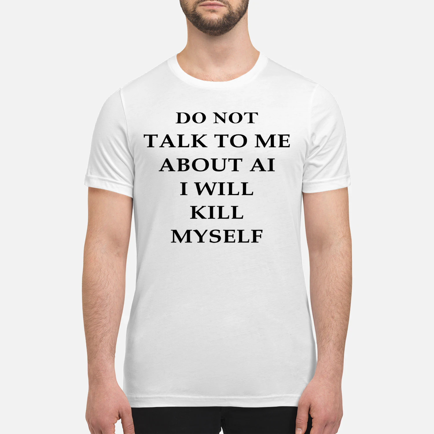 Do not talk to me about AI I will kill myself