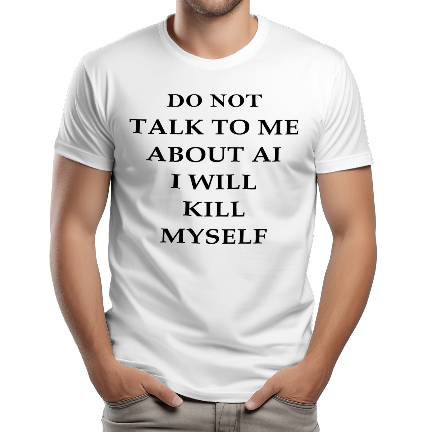 Do not talk to me about AI I will kill myself