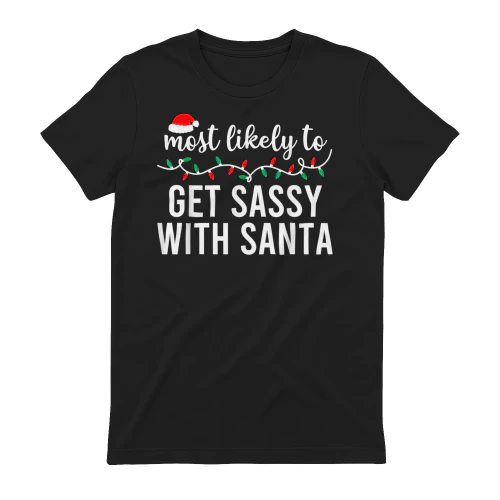Most Likely to Christmas Shirt Matching Family Pajamas Funny T-Shirt - KMTEE Shop CRB0CKCZCLRV