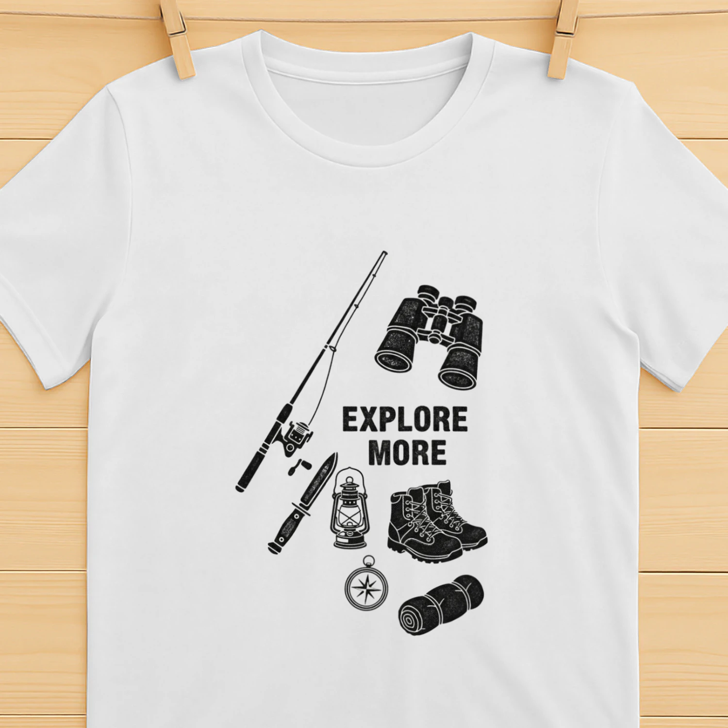 Classic Backcountry Camping T-Shirt – Nostalgic Wilderness Graphic Tee
