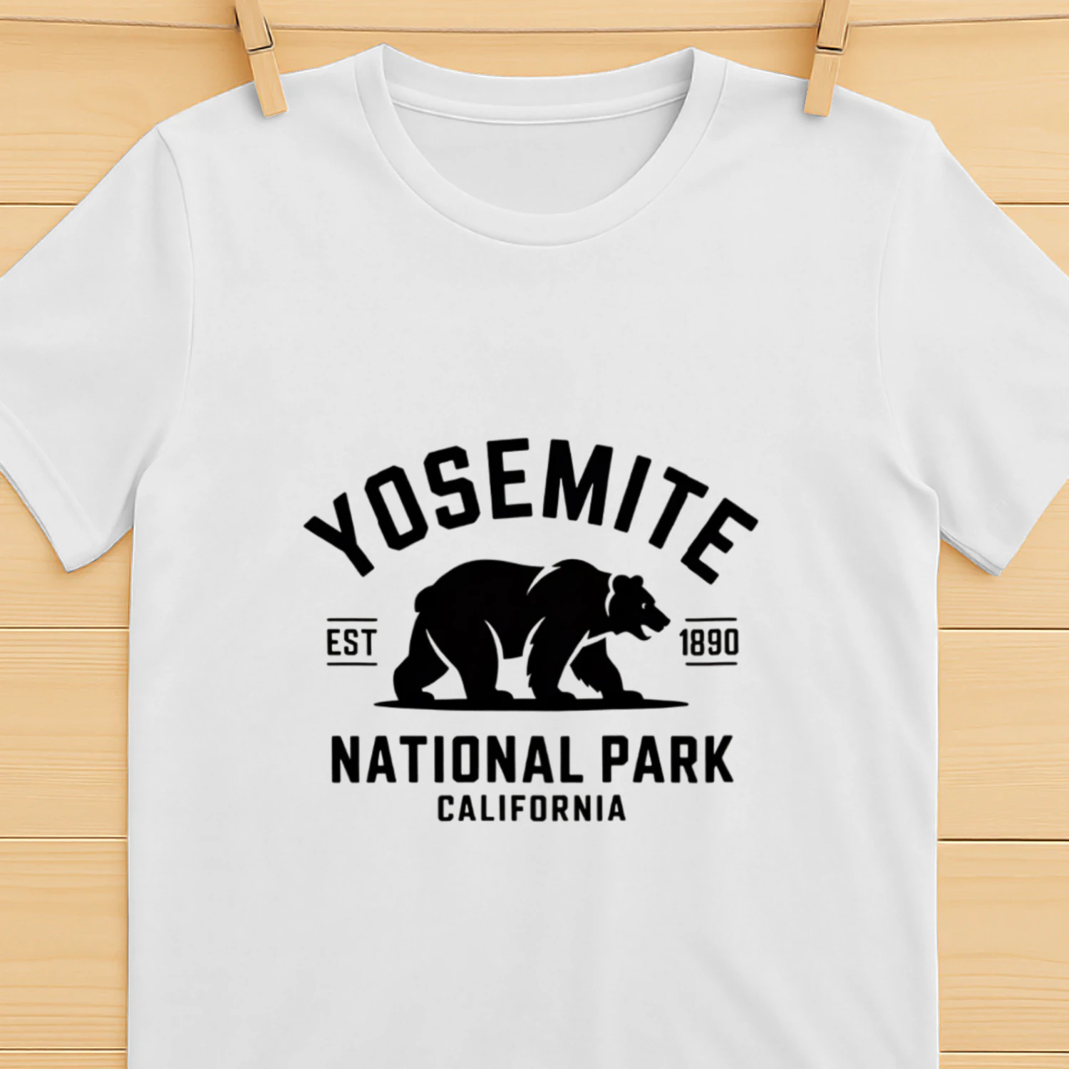 Yosemite Tunnel View Graphic T-Shirt – Iconic Valley Vista Hiking Tee