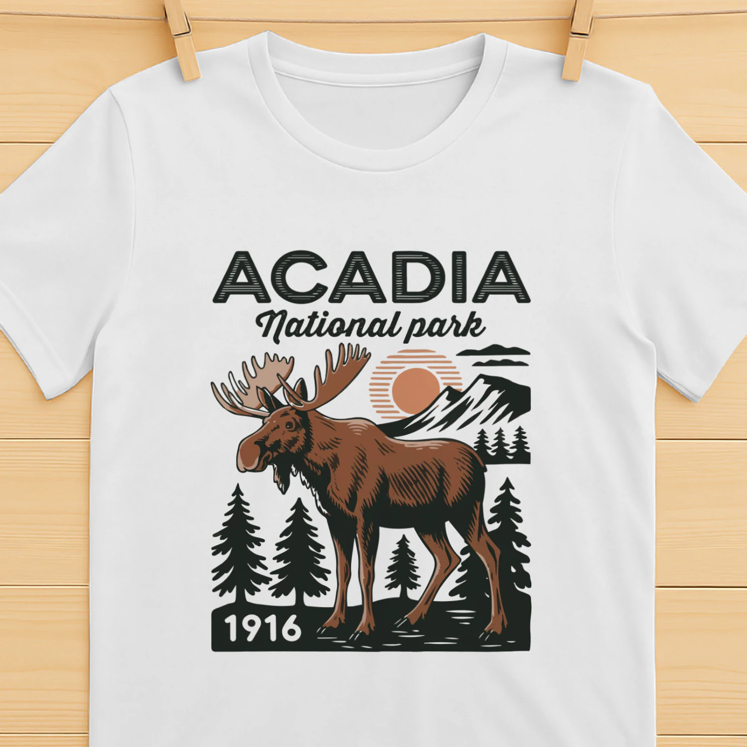 Mount Desert Island Acadia Outdoor Tee