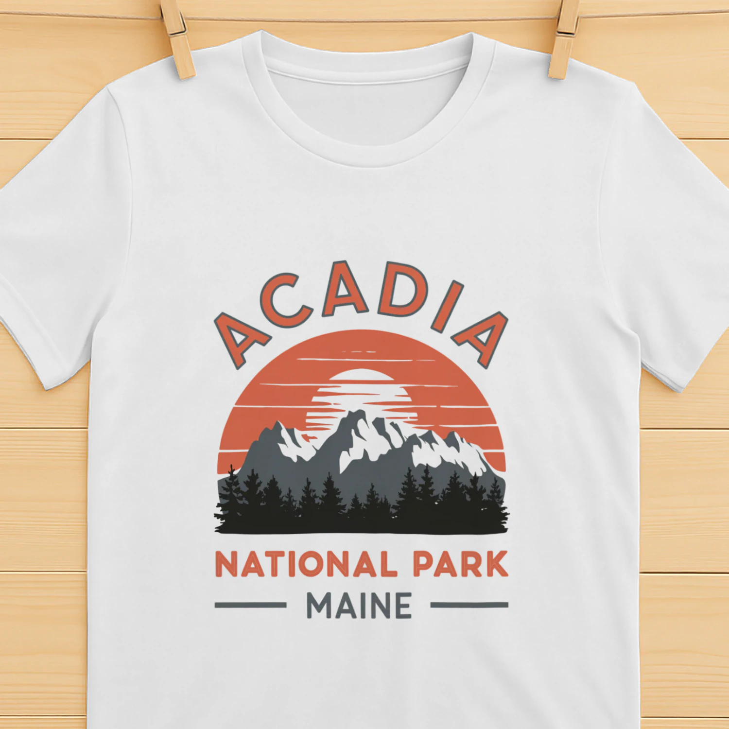 Acadia National Park Est. 1916 Vintage Design