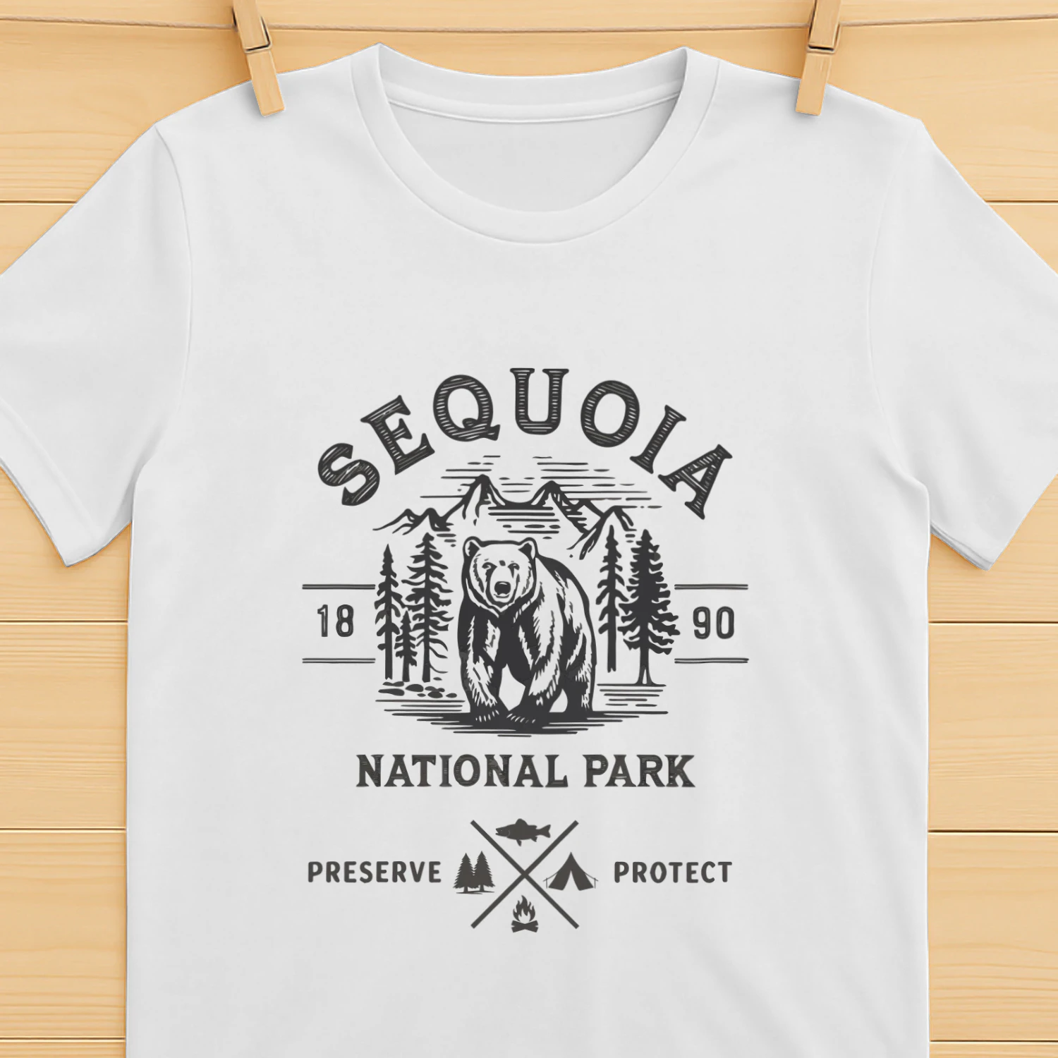 Sequoia National Park Souvenir Adventure Tee