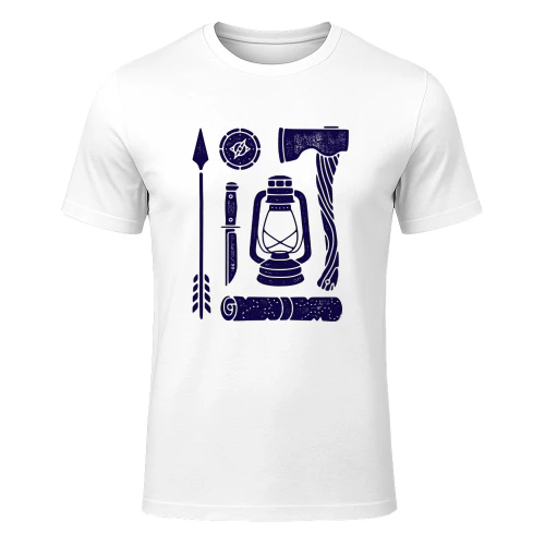 Vintage Campfire Graphic T-Shirt – Retro Outdoor Camping Tee
