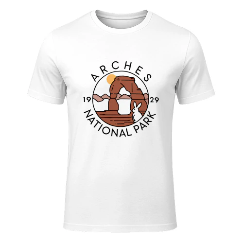 Scenic Arches National Park Hiking Trails Tee