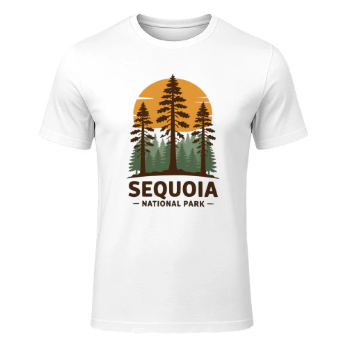 Sequoia National Park General Sherman Tree T-Shirt – Giant Sequoias Nature Graphic Tee
