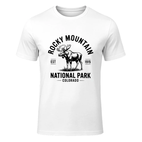 Rocky Mountain National Park Retro Graphic Design