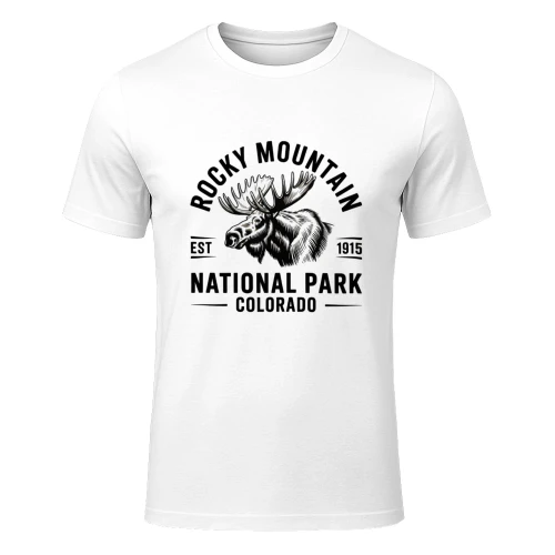 Scenic Rocky Mountain National Park Landscape Tee