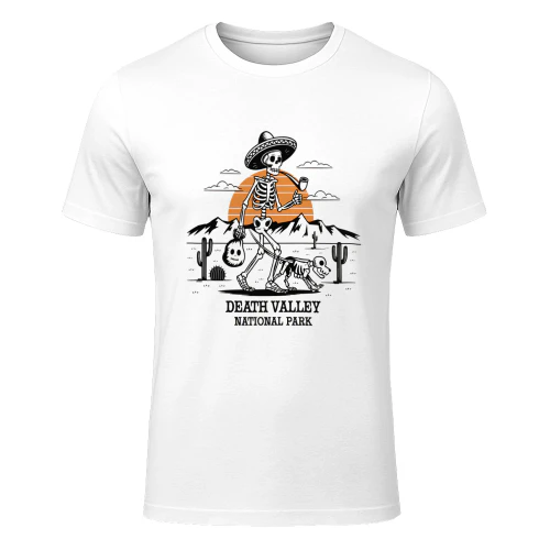 Death Valley National Park Vintage Sunset Design