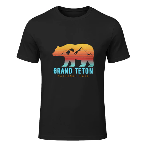 Vintage Grand Teton Hiking Graphic